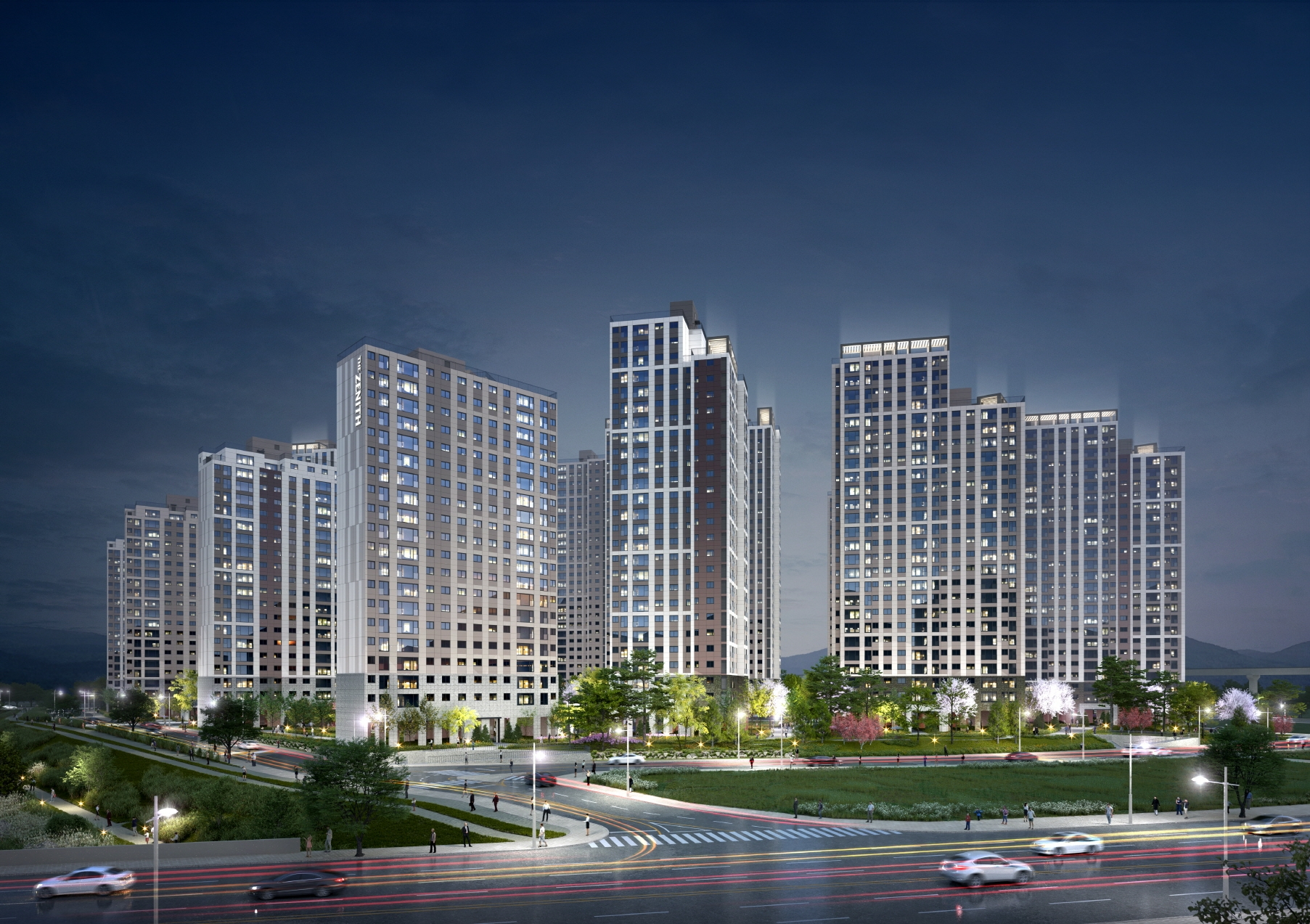 두산위브더제니스 센트럴시티 투시도.(사진=두산건설)