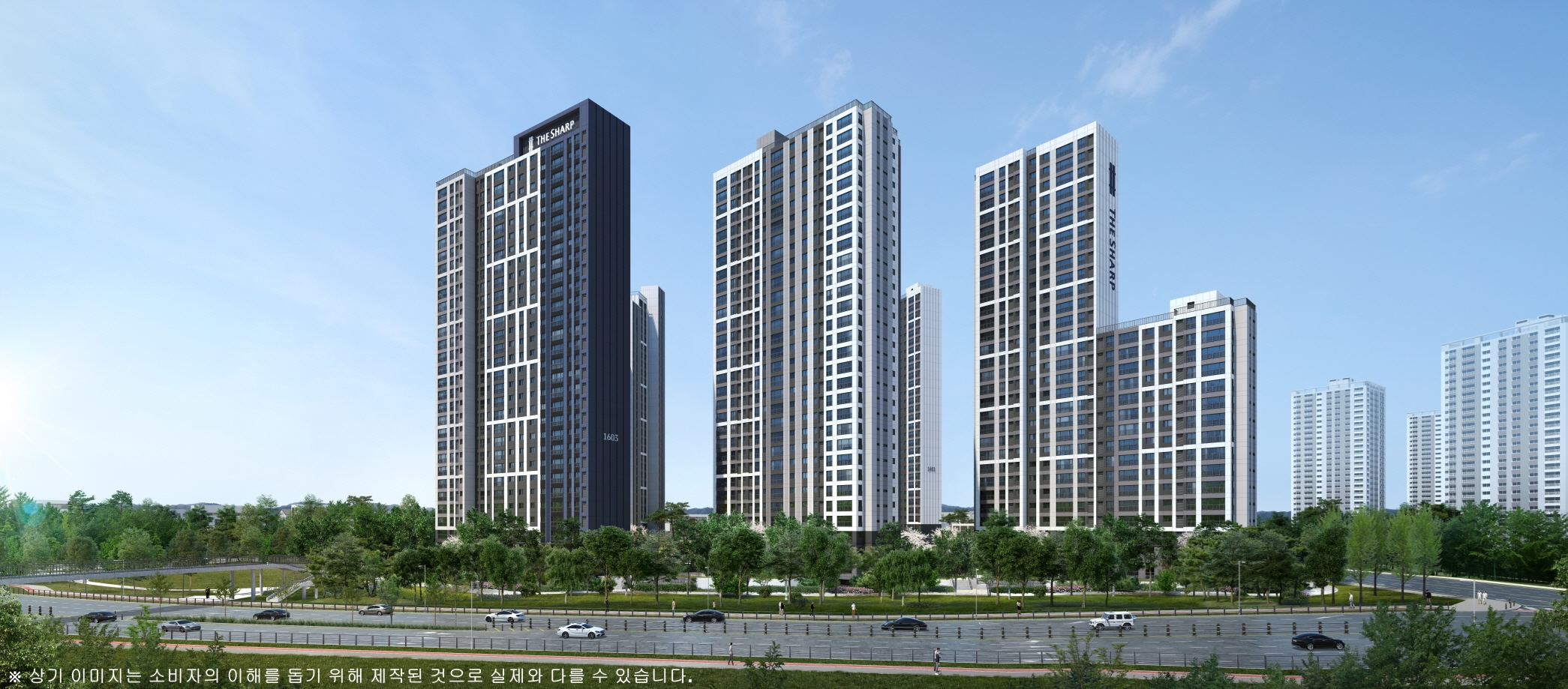 에코시티 더샵 4차 투시도.(사진=포스코이앤씨)