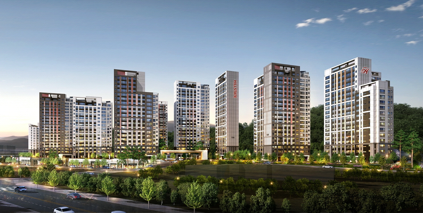 힐스테이트 광주곤지암역 투시도.(사진=현대엔지니어링)