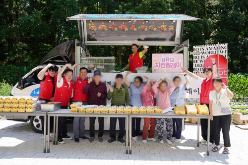 제너시스BBQ 그룹, 강원도 원주보훈요양원 방문