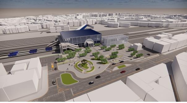 김천역 선상역사 조감도 (사진=송언석 의원실)