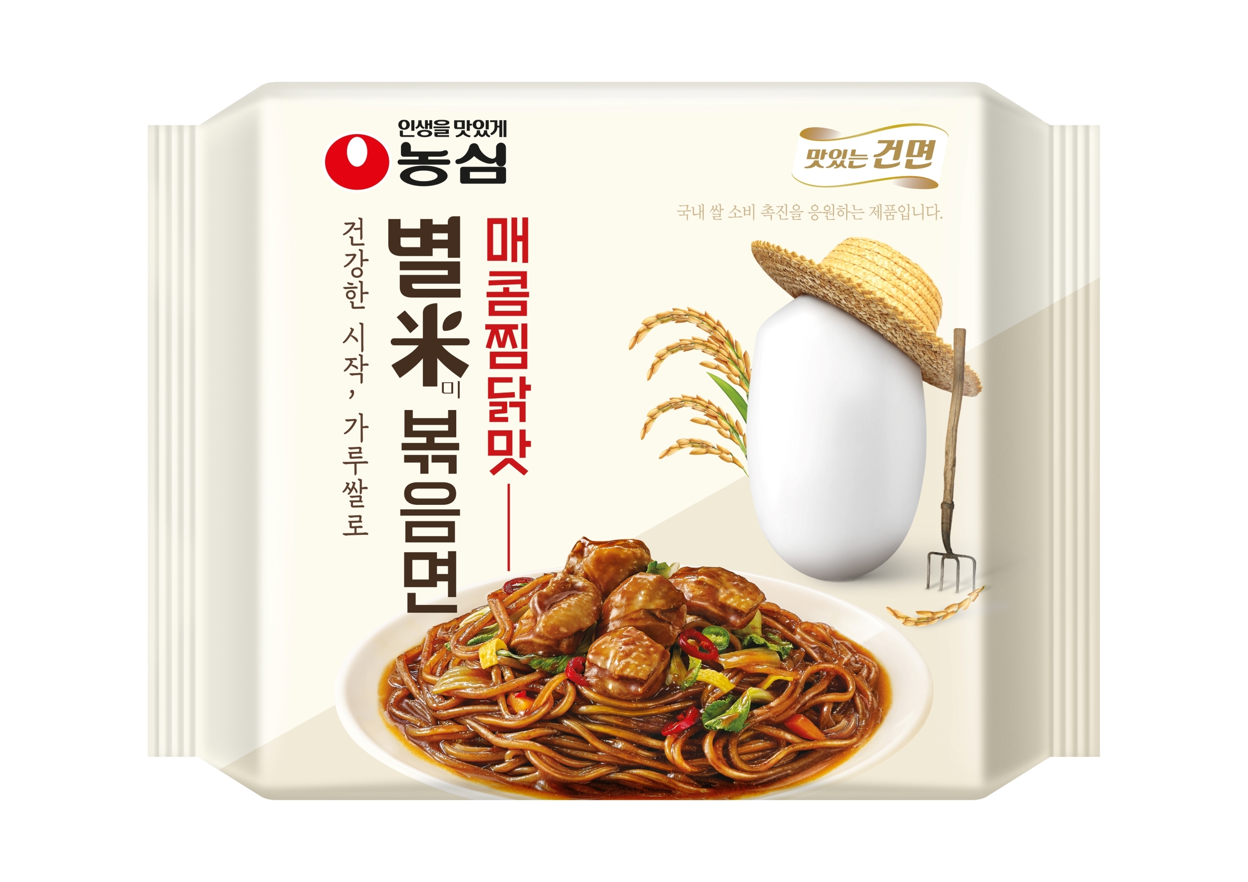 농심, 별米(미)볶음면 매콤찜닭맛 선보여