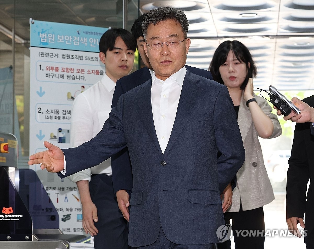 영장심사 받는 '허위 인터뷰 의혹' 김만배(사진=연합뉴스)