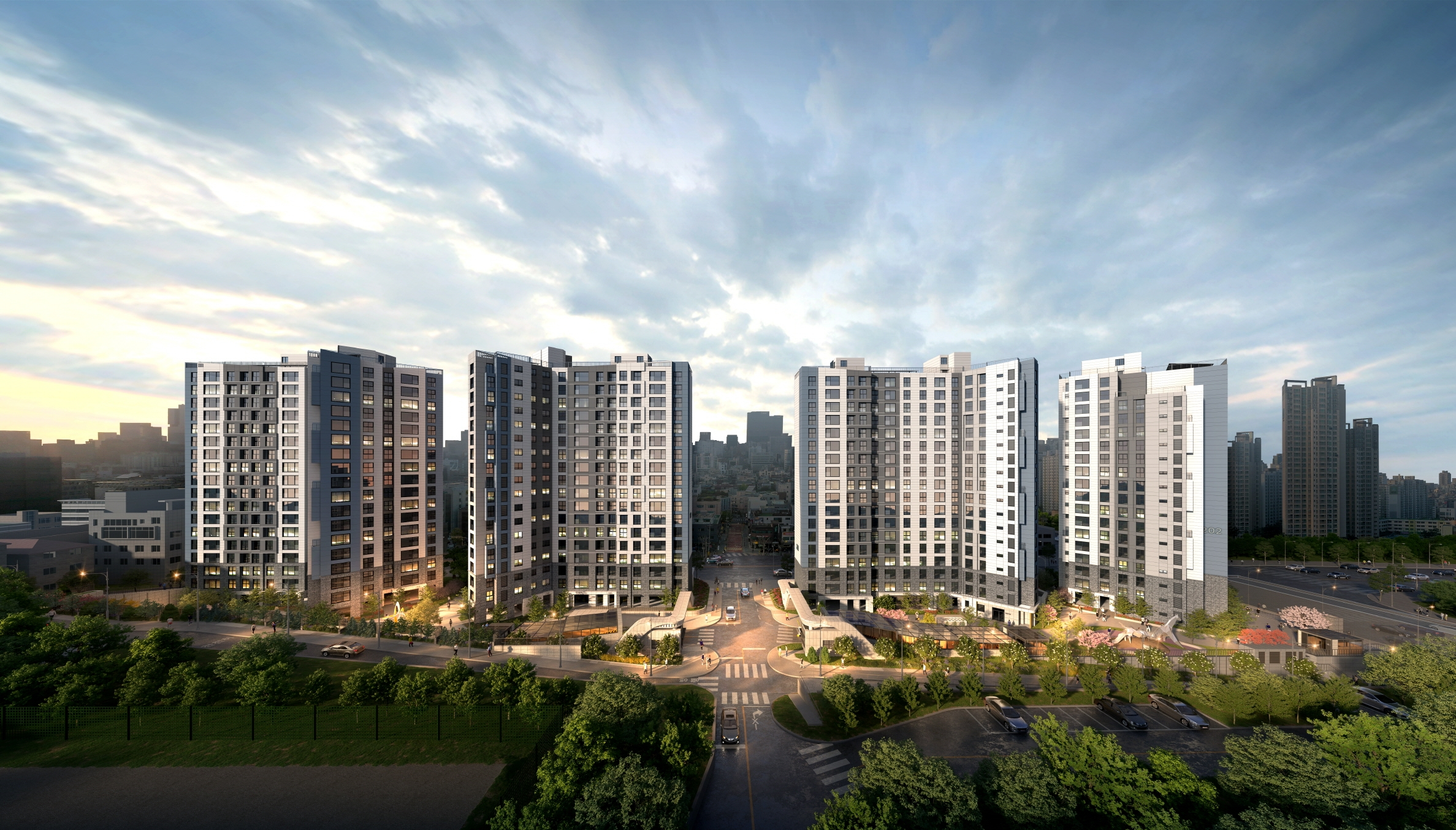 래미안 레벤투스 투시도.