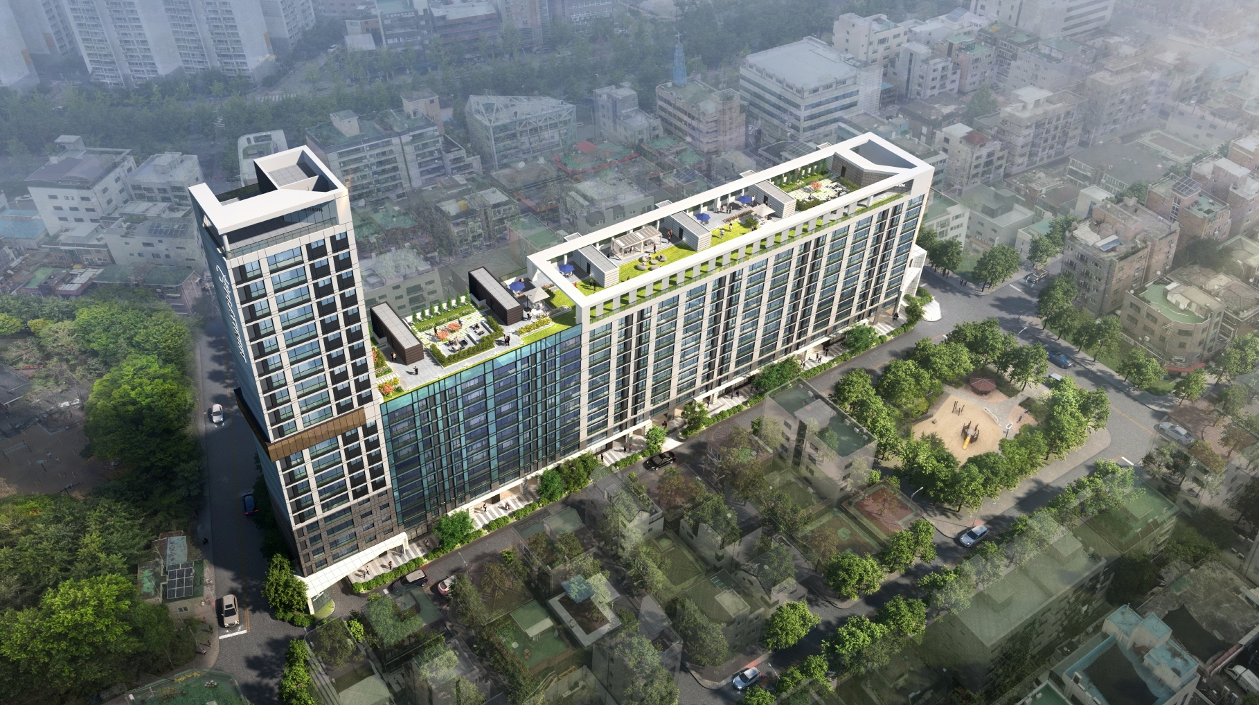 문정현대아파트 리모델링 조감도.(사진=쌍용건설)