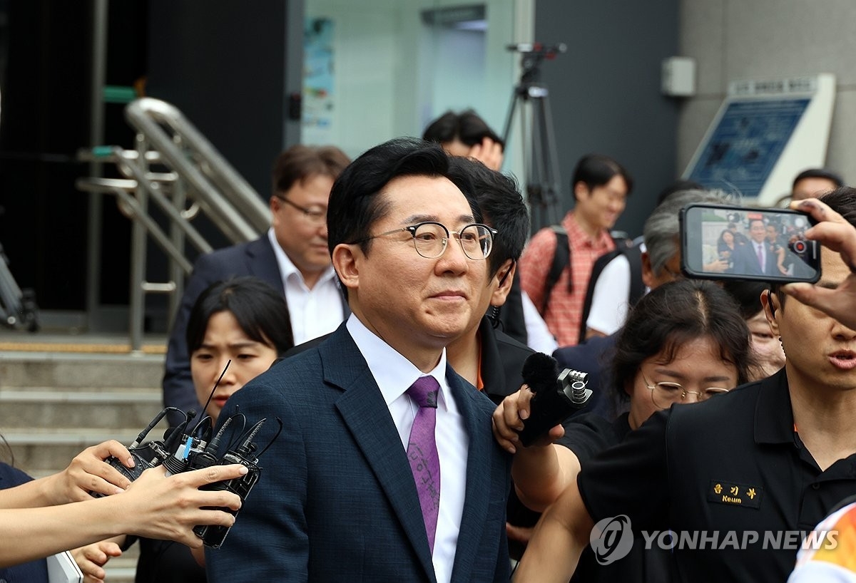 벌금 1천500만원 선고받은 박경귀 아산시장.(사진=연합뉴스)