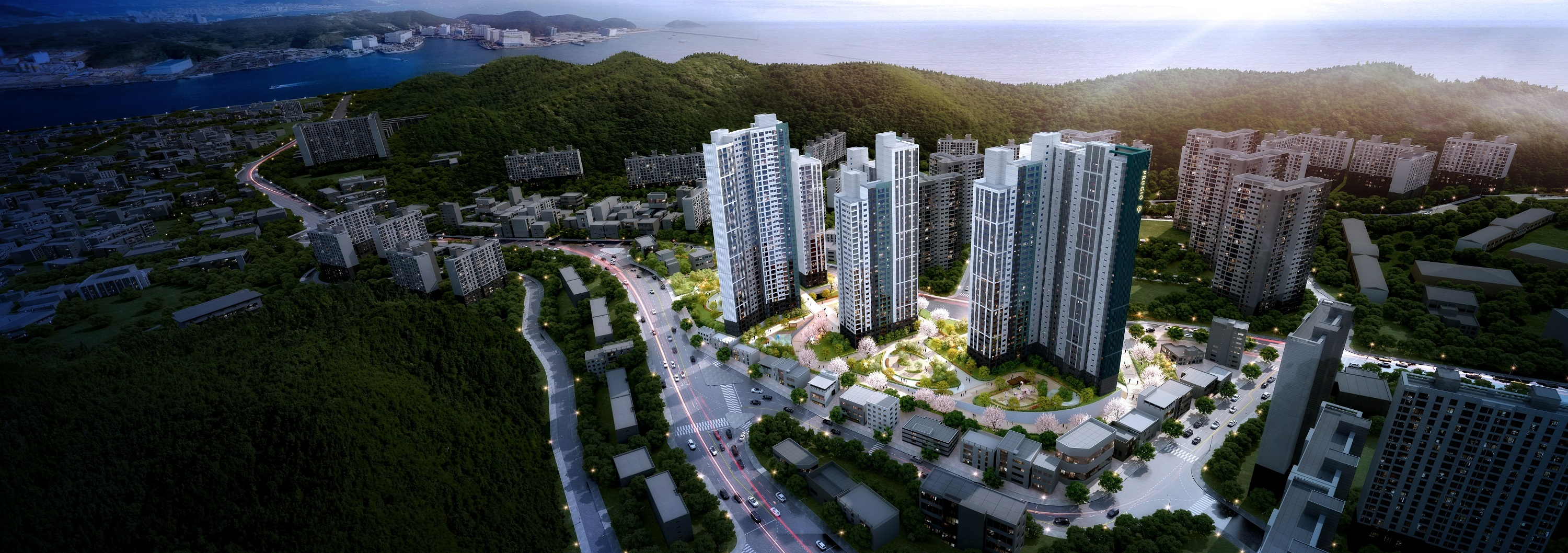 다대3구역 재건축 투시도.(사진=대우건설)