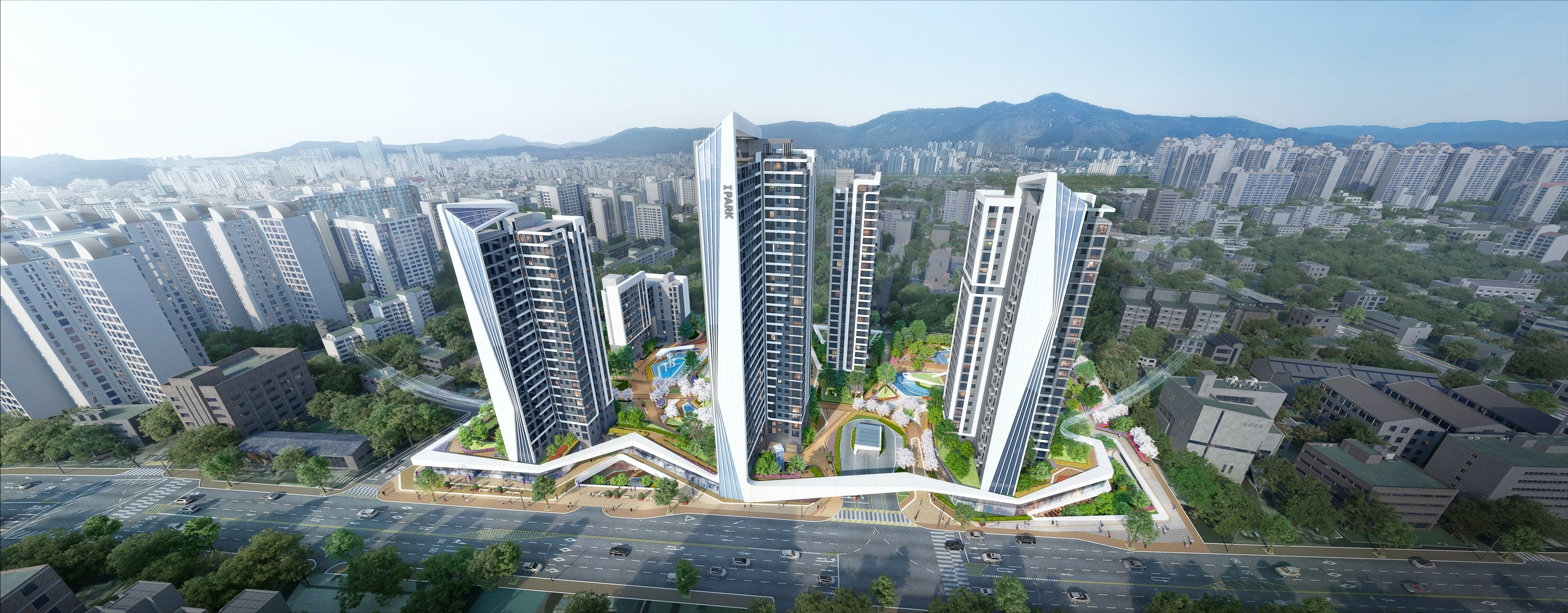 장안동 현대아파트 재건축 투시도.(사진=HDC현대산업개발)