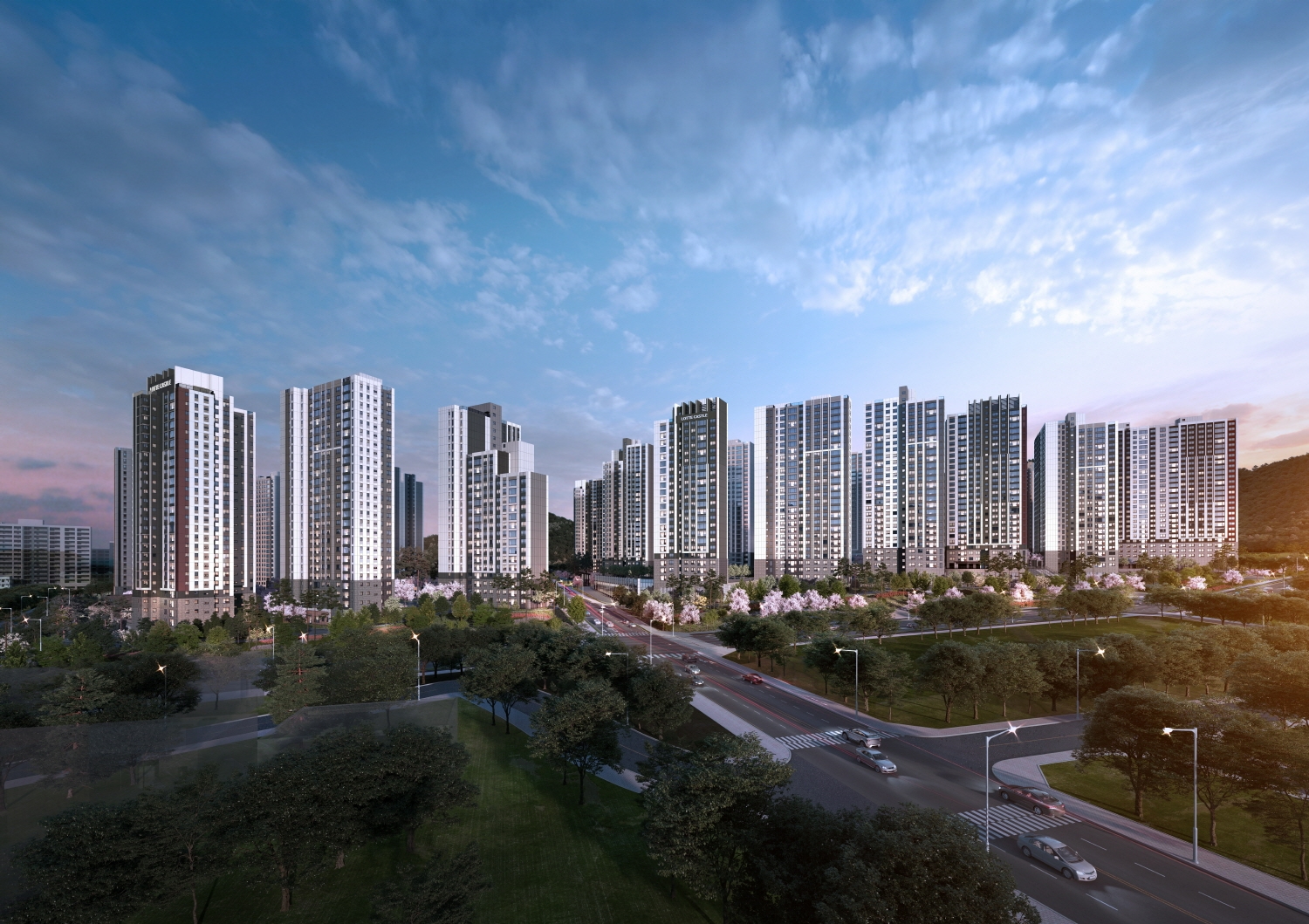 계양 롯데캐슬 파크시티 투시도.(사진=롯데건설)