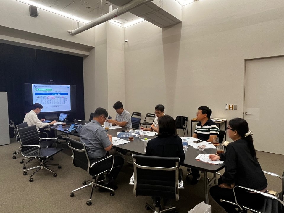 규모 취약시설 안전조치 협의체 회의 개최 전경.(사진=국토안전관리원)