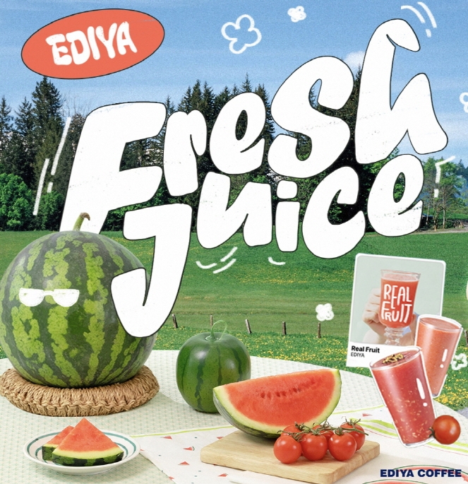 이디야커피, ‘생과일 음료’ 200만잔 판매