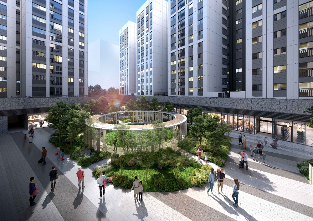 e편한세상 시티 고색 투시도.(사진=DL이앤씨)