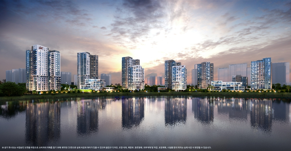 힐스테이트 레이크 송도 5차 투시도.