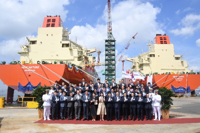 팬오션, 쉘 장기계약에 따른 친환경 LNG선박 ‘뉴 브레이브’호 인수