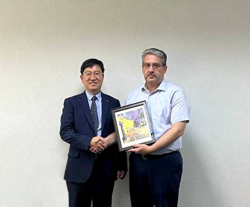 조폐공사 성창훈 사장, 우즈벡 조폐공사 신임 사장 만나 전략적 협력관계 구축