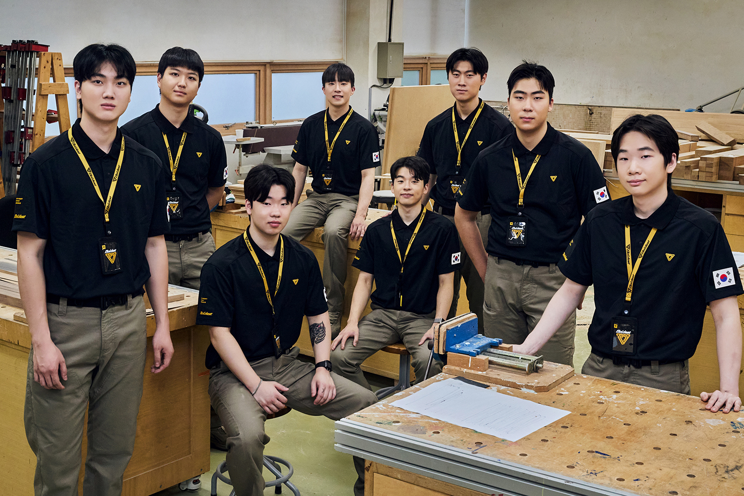 코오롱 FnC 볼디스트, 리옹 국제기능올림픽대회 유니폼 후원