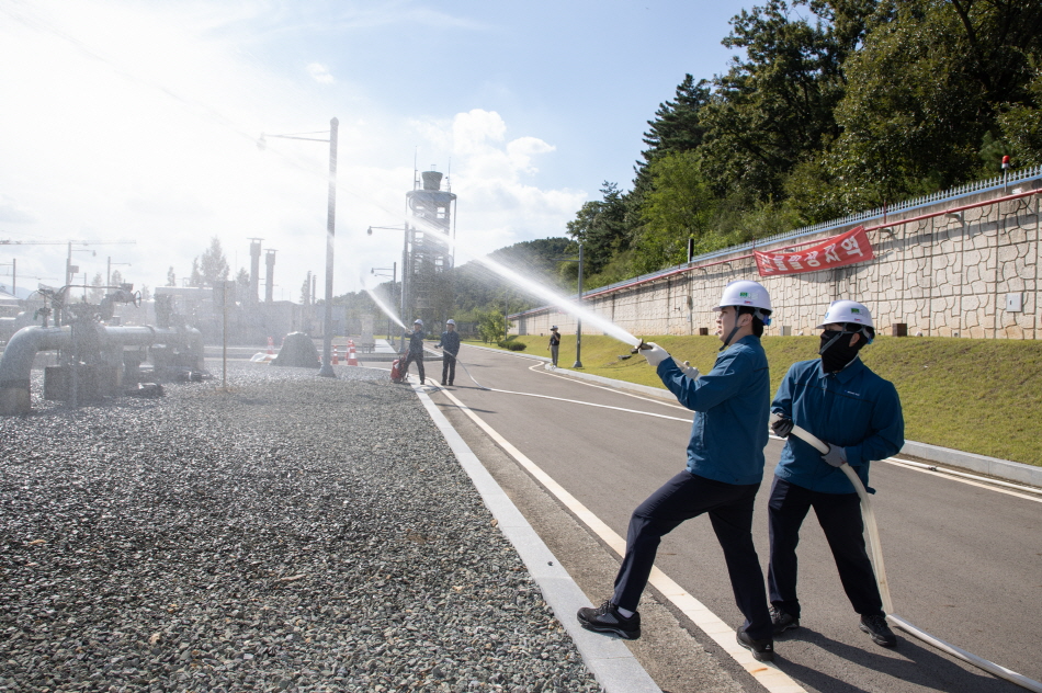 한국가스공사는 지난 26일, 대구 동구에 위치한 가스시설에서 ‘2024년 재난대비 상시훈련’을 실시했다.(사진=한국가스공사)