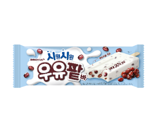 해태아이스, ‘시원시원 우유팥바’ 선보여