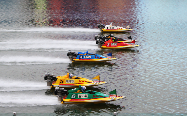지난해 쿠리하라배 결승 경주 장면. (사진=국민체육진흥공단)