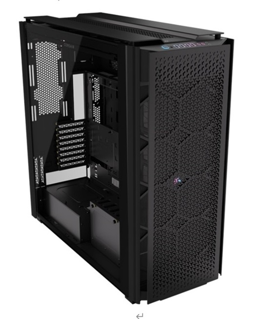 커세어, ‘iCUE 링크9000D RGB 에어플로우’ 슈퍼타워 PC 케이스 선보여