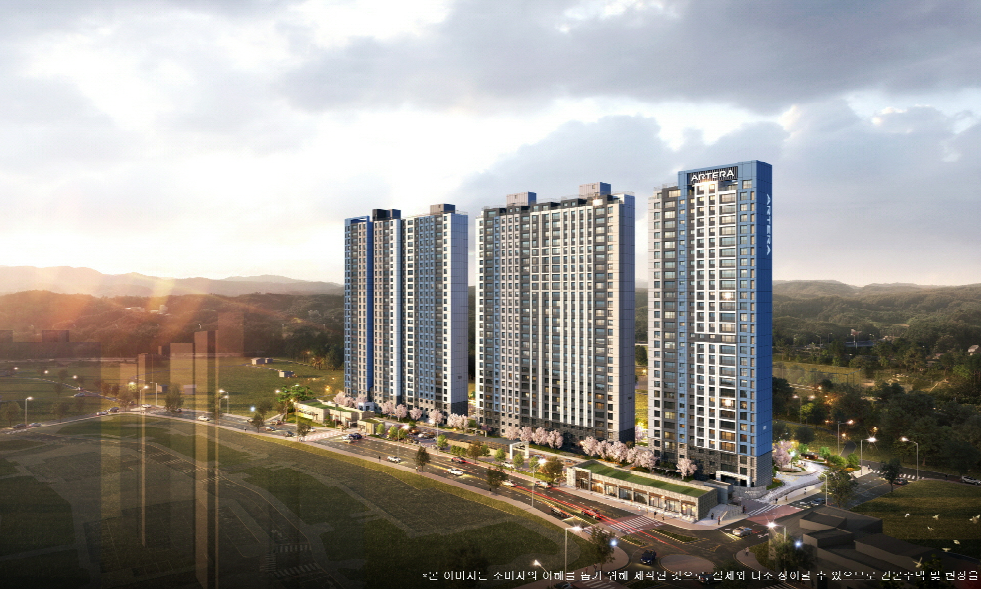 강릉 아테라 투시도.