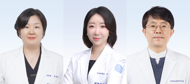 (좌측부터) 분당서울대병원 치과 이효정 교수, 진단검사의학과 김현지 교수, 박경운 교수. 사진=분당서울대병원