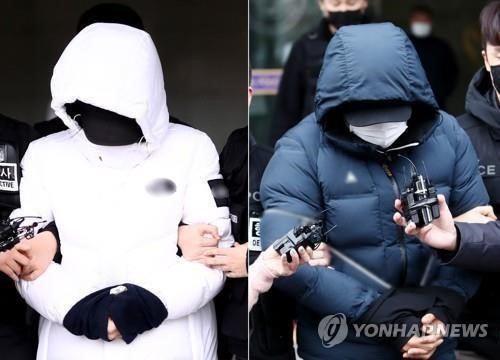 '멍투성이 사망' 12살 초등생 학대한 계모(왼쪽)와 친부.(사진=연합뉴스 )