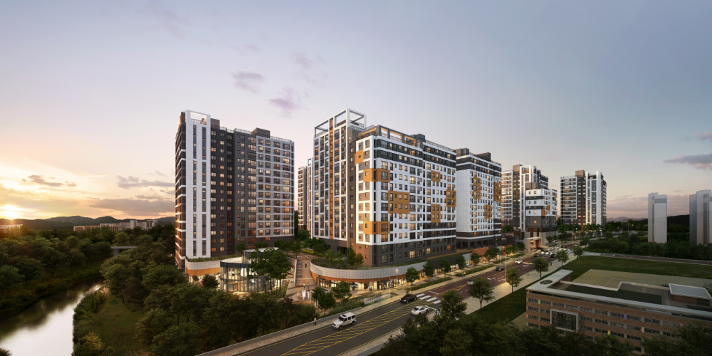 검단신도시 파밀리에 엘리프 투시도.