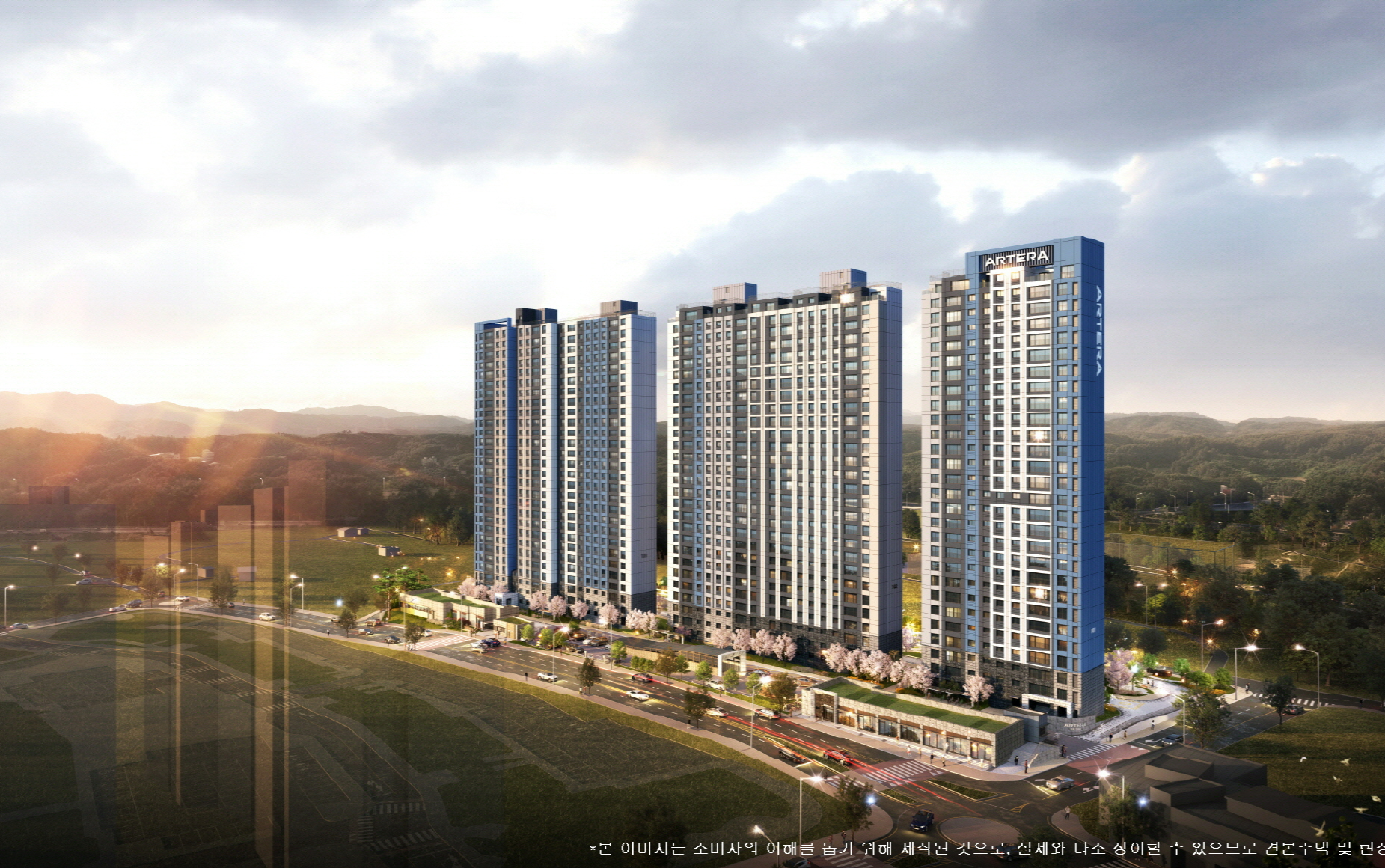 강릉 아테라 투시도.(사진=금호건설)