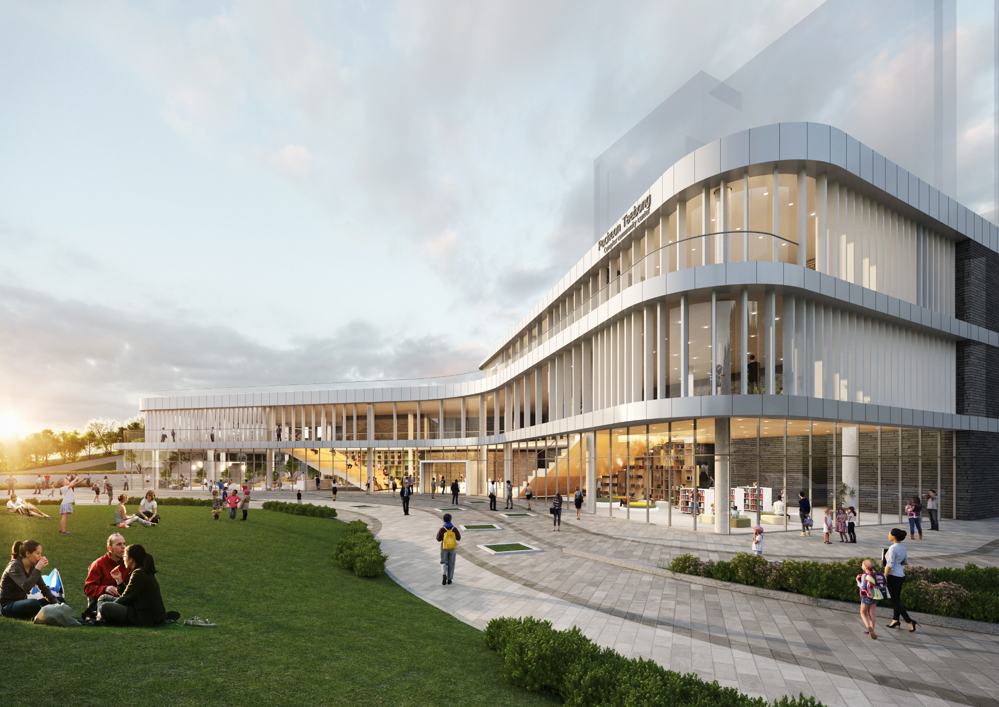 포천시 에듀케어플랫폼 조감도