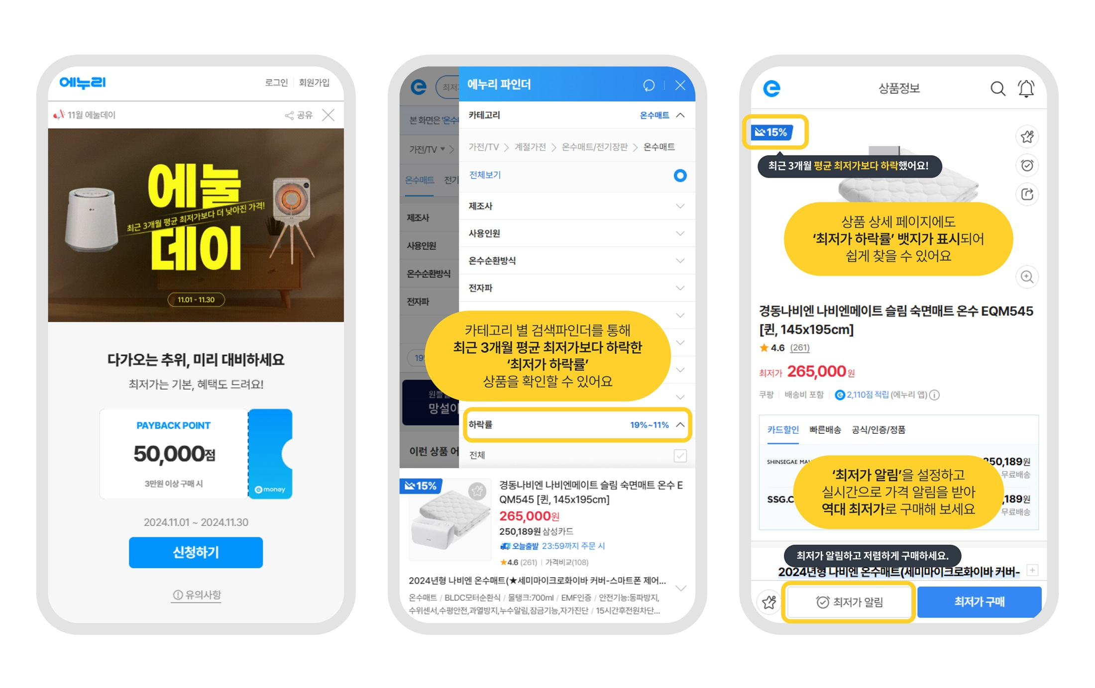 에누리 가격비교, 11월 에눌데이 열어