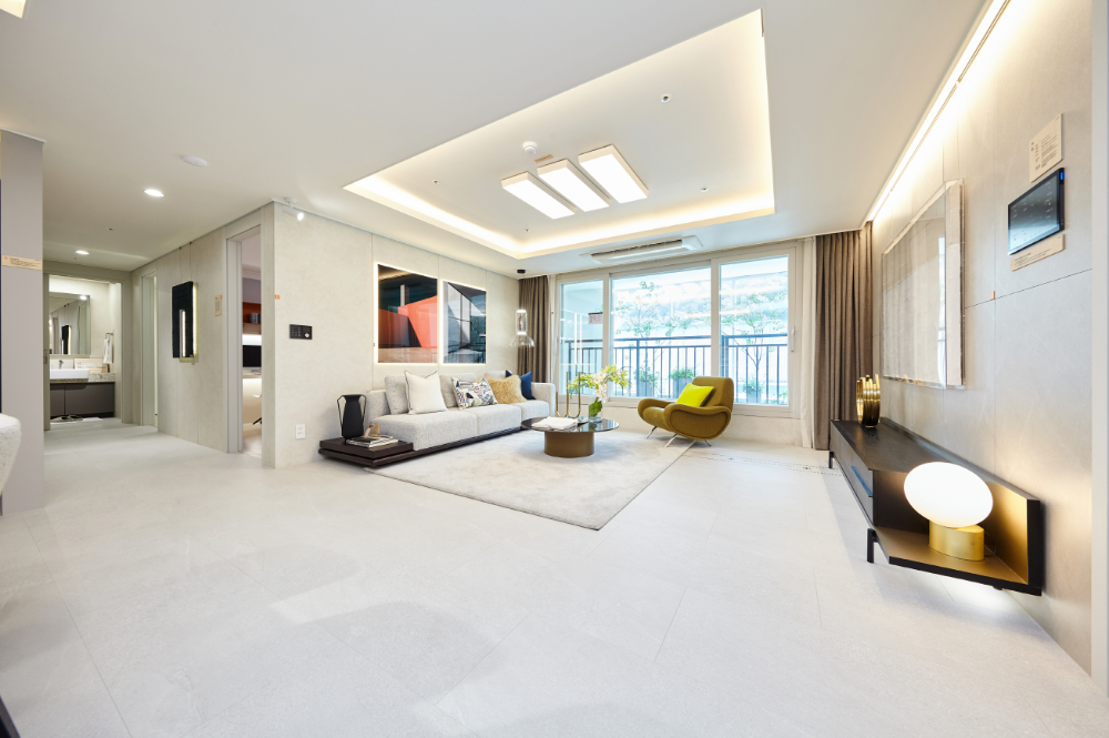 84㎡C 거실.(사진=포스코이앤씨)