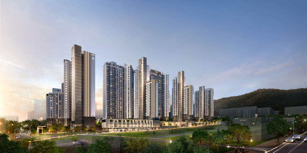 아크로 리츠카운티 투시도.(사진=DL이앤씨)