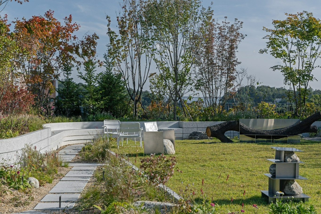 더샵갤러리 옥상정원.(사진=포스코이앤씨)