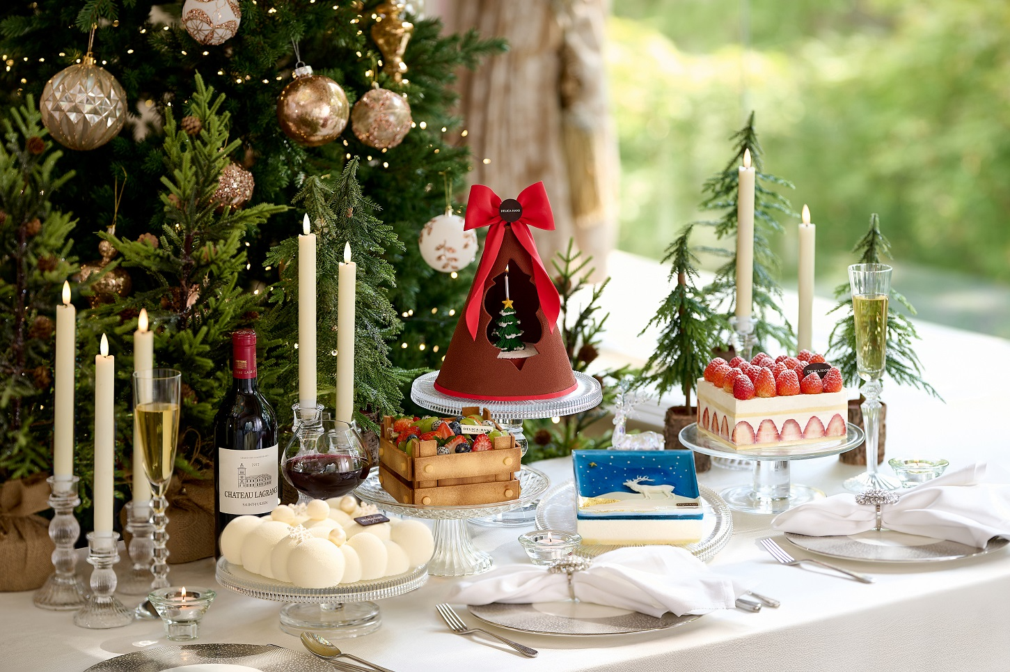 롯데호텔 서울, 월드 델리카한스에서 판매하는 크리스마스 케이크.(사진=롯데호텔 서울)