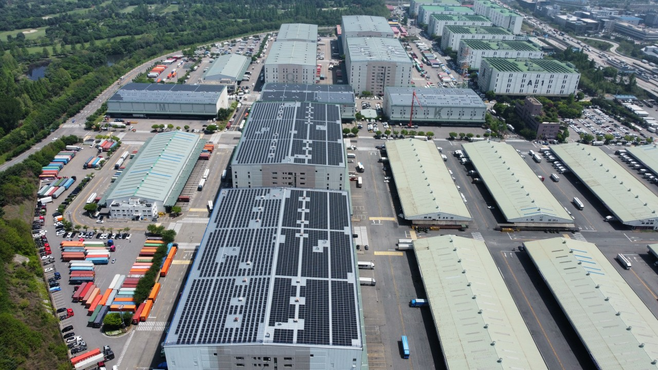 경기도 최대 규모 지붕 태양광_군포복합물류