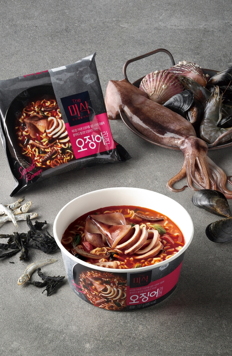 하림, ‘더미식 오징어라면’ 용기면 선보여