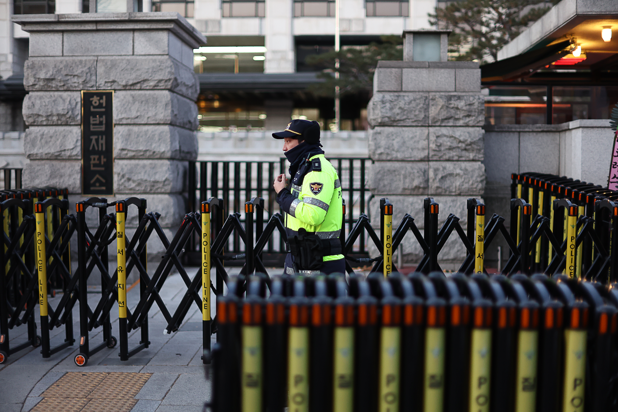 12·3 비상계엄 관련 윤석열 대통령 탄핵 심판을 앞둔 지난 18일 오전 서울 종로구 헌법재판소의 모습. 사진=연합뉴스