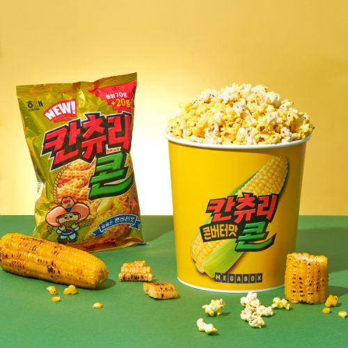 메가박스-해태제과 ‘칸츄리콘 팝콘’ 선보여