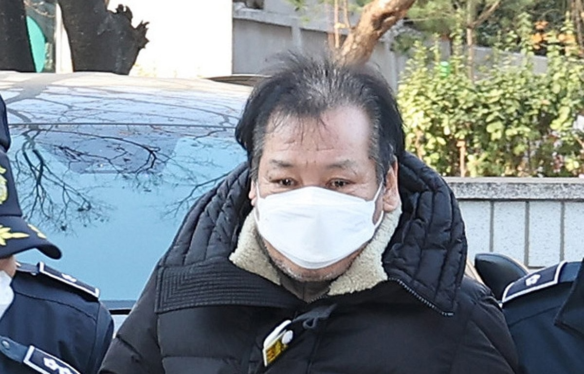 영장실질심사 출석하는 '건진법사' 전성배(사진=연합뉴스)