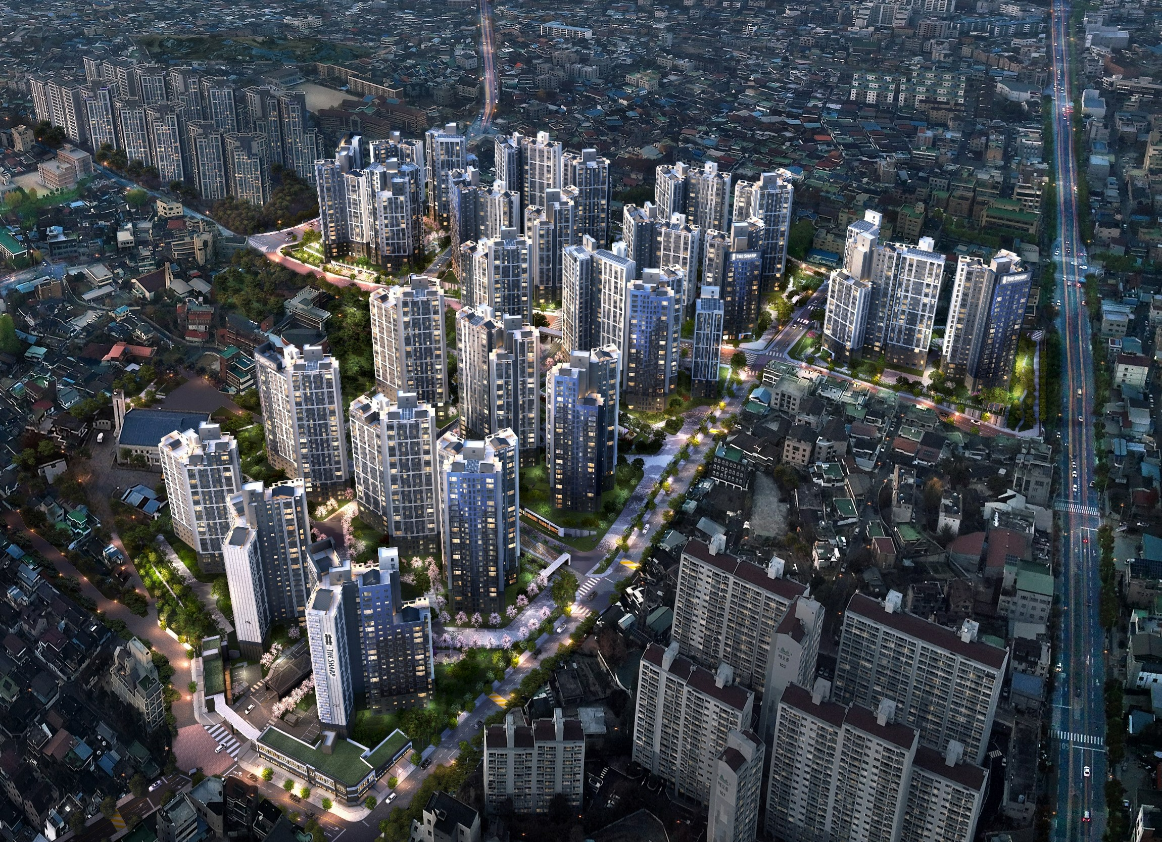 더샵 라비온드 조감도.(사진=포스코이앤씨)