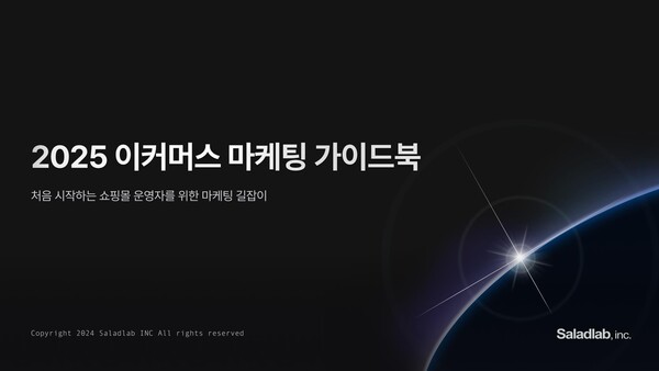 샐러드랩, 쇼핑몰 마케팅 도움 주는 2025 이커머스 마케팅 가이드북 발... - 뉴스 썸네일 이미지