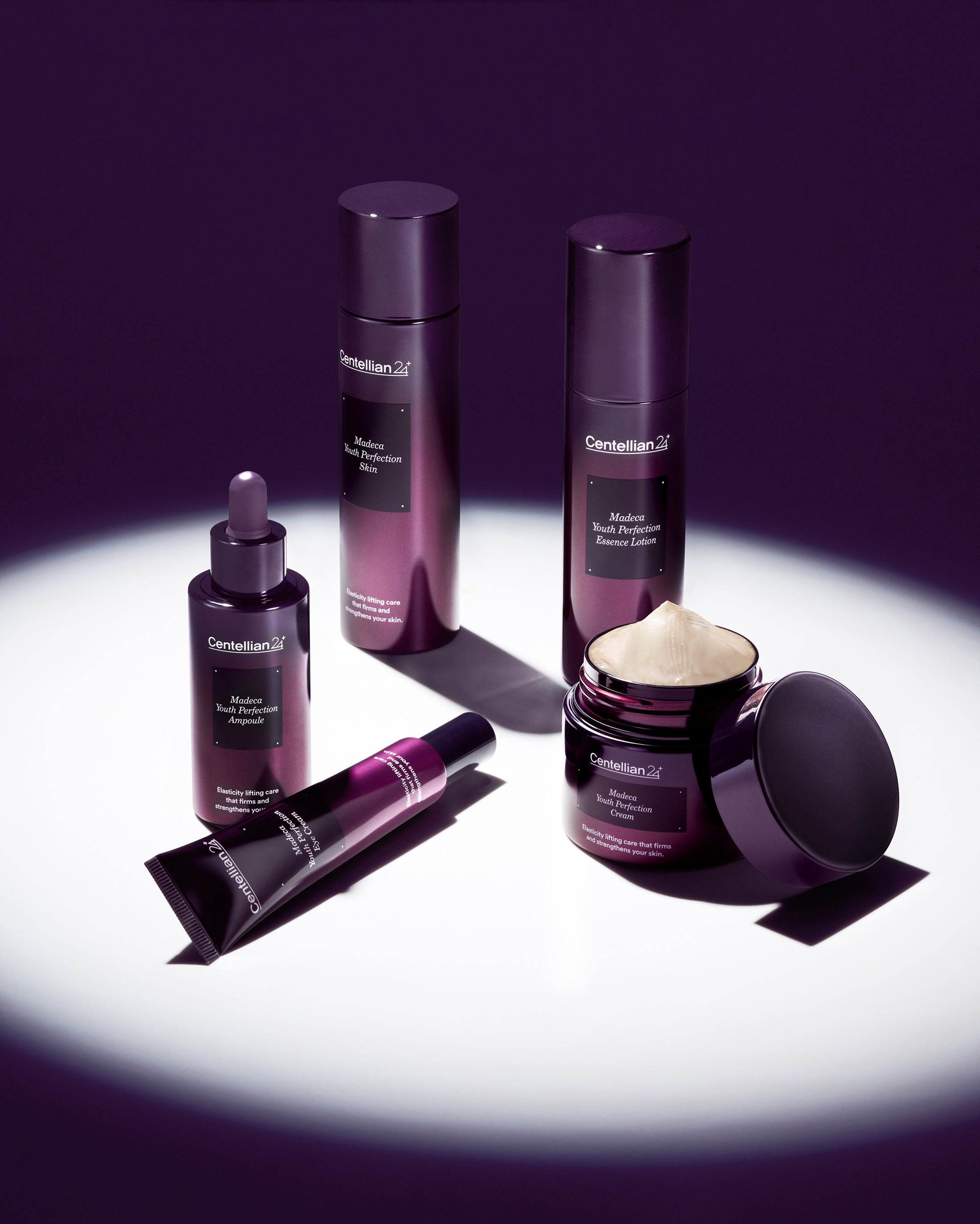 센텔리안24 프리미엄 탄력 리프팅 라인 ‘마데카 유스 퍼펙션’ 5종 선보여
