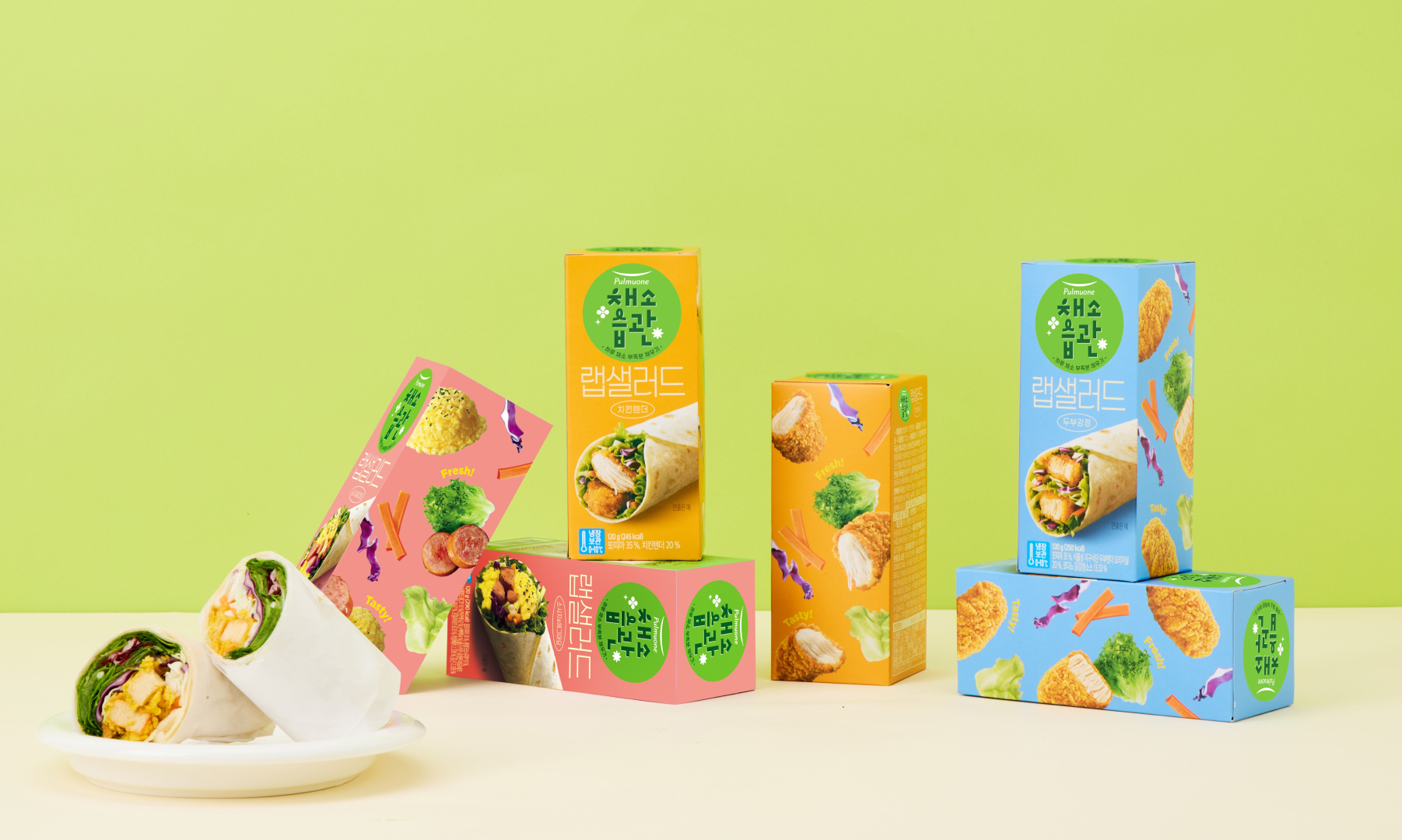 풀무원녹즙, ‘채소습관 랩샐러드’ 선보여