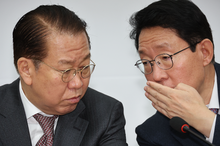 김상훈 (오른쪽) 국회의원 (사진=연합뉴스)