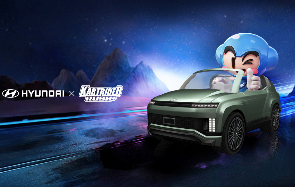 현대자동차-카트라이더 러쉬플러스 콜라보 이벤트 포스터.(사진=현대자동차)
