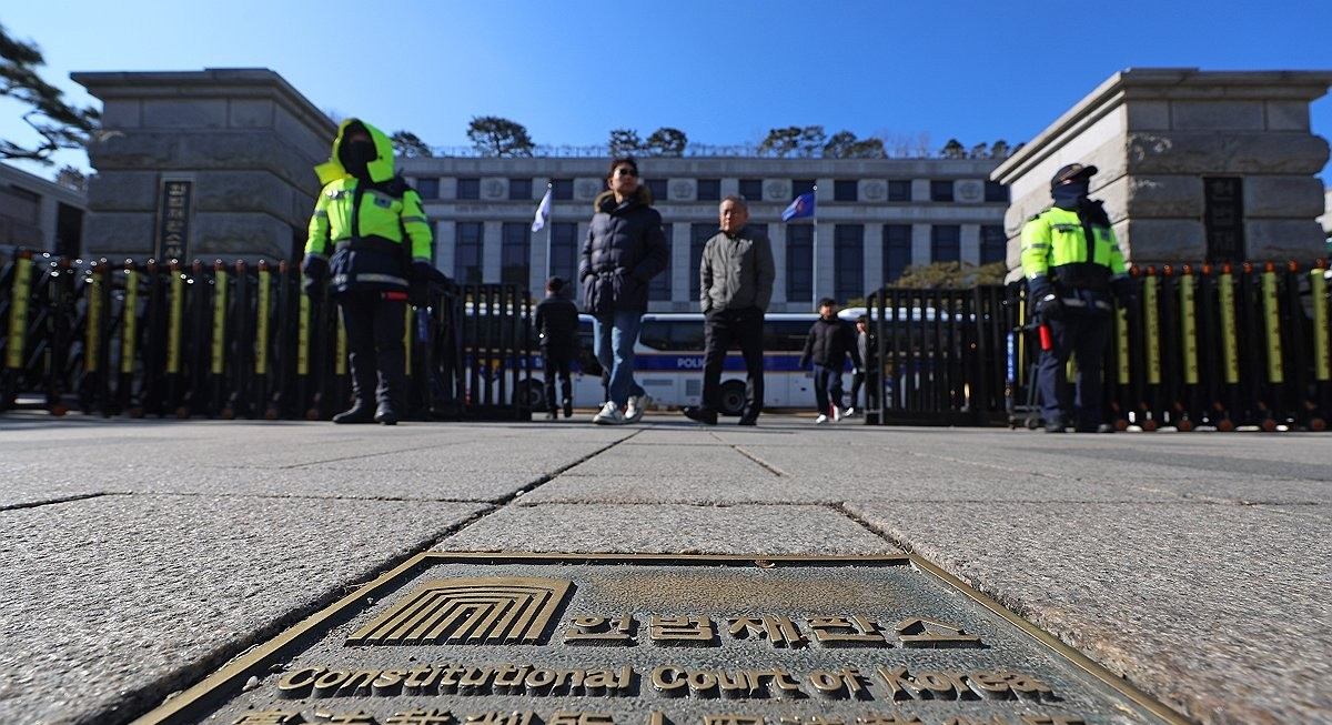 권한쟁의 10일 변론이 재개되는 서울 종로구 헌법재판소 모습(사진=연합뉴스)