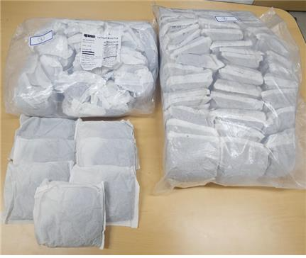 수입신고하지 않은 우롱차(사진=연합뉴스)