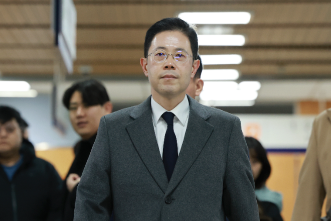 손준성 검사장, 2심 선고 공판 출석.(사진=연합뉴스)