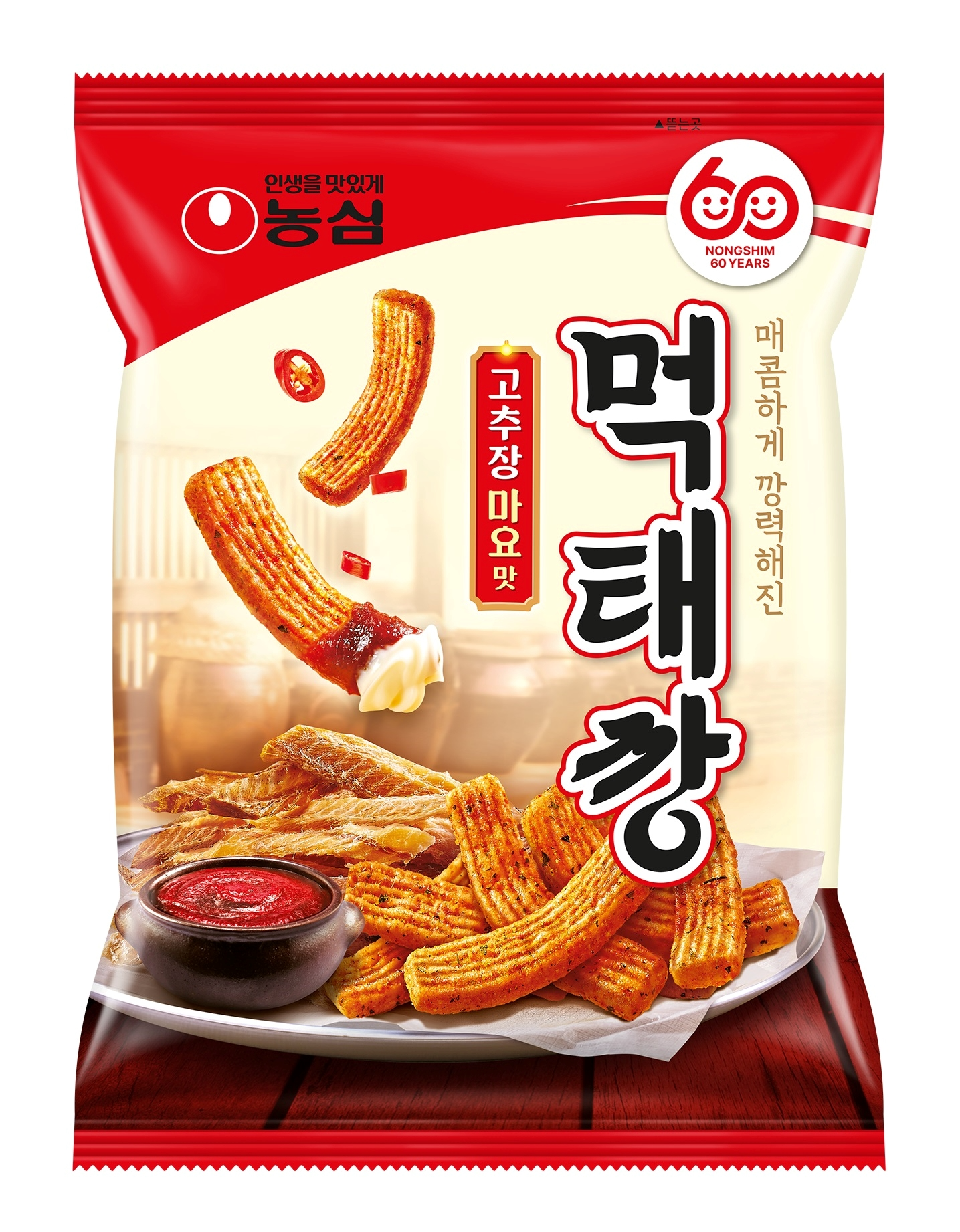 농심, 먹태깡 고추장마요맛 출시